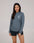 Salty Crew Women's A Frame Sunshirt Hoodie - Fin Blue
