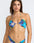 RVCA Women's "Flower Gazer" Halter Bandeau Bikini Top - Blue Hawaii
