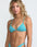 RVCA Women's "Universal Energy" Micro Triangle Bikini Top - Blue Hawaii