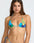 RVCA Women's "Flower Gazer" Knotted Triangle Bikini Top - Blue Hawaii