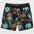 Volcom Infused Scalloped Mod Boardshort - Black/Green