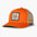 "Ink Slinger" Salty Crew Retro Trucker Hat - Orange/Khaki