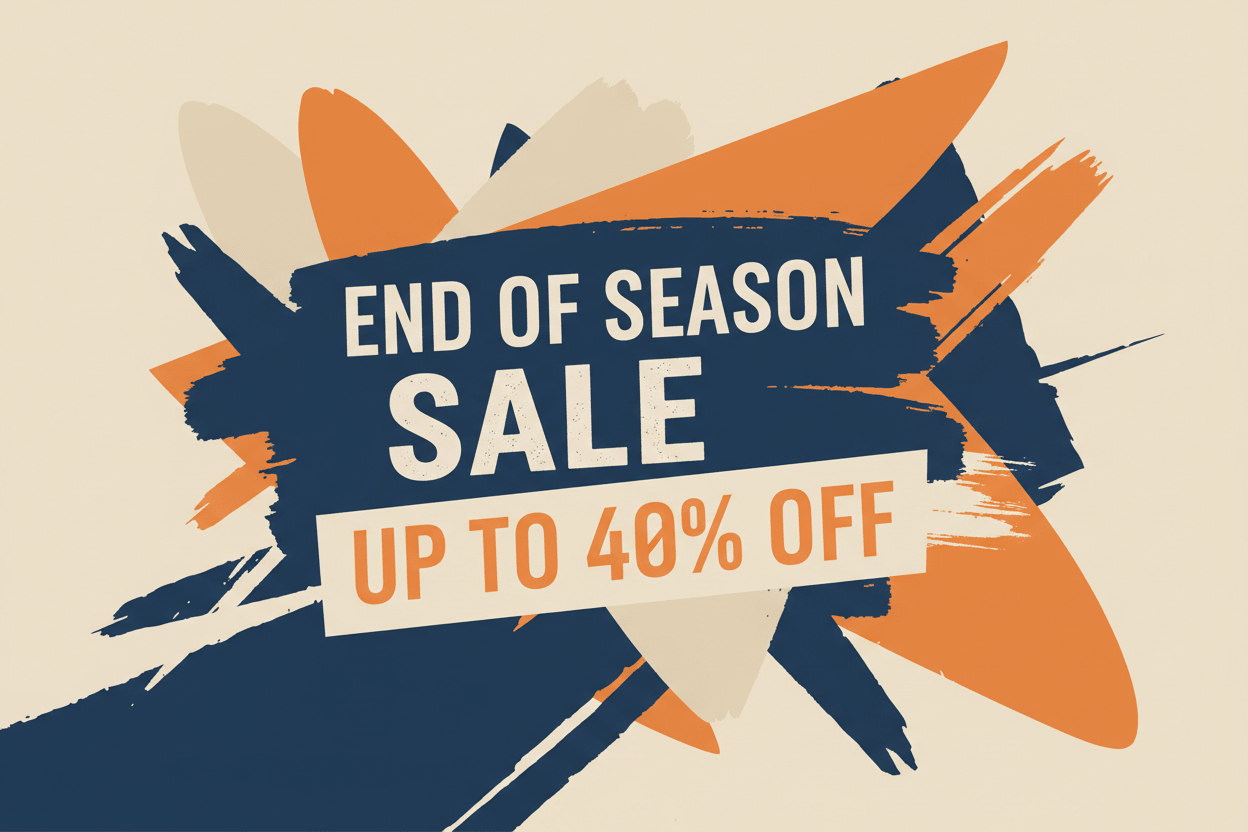End of Season Sale Starts in 2 Days👀 Up to 40% Off