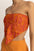 Rhythm "Aida" Paisley Scarf Top - Orange