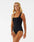 Rip Curl Women's Premium Surf D-DD Full Coverage One Piece Swimsuit - Black