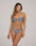 Salty Crew Falling Floral Skimpy V Bikini Bottom - Fin Blue