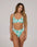 Salty Crew Women's Optical Reversible Bralette Top - Kelly Green