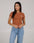 Top de bikini Salty Crew "Shorebreak Rib" - Orquídea