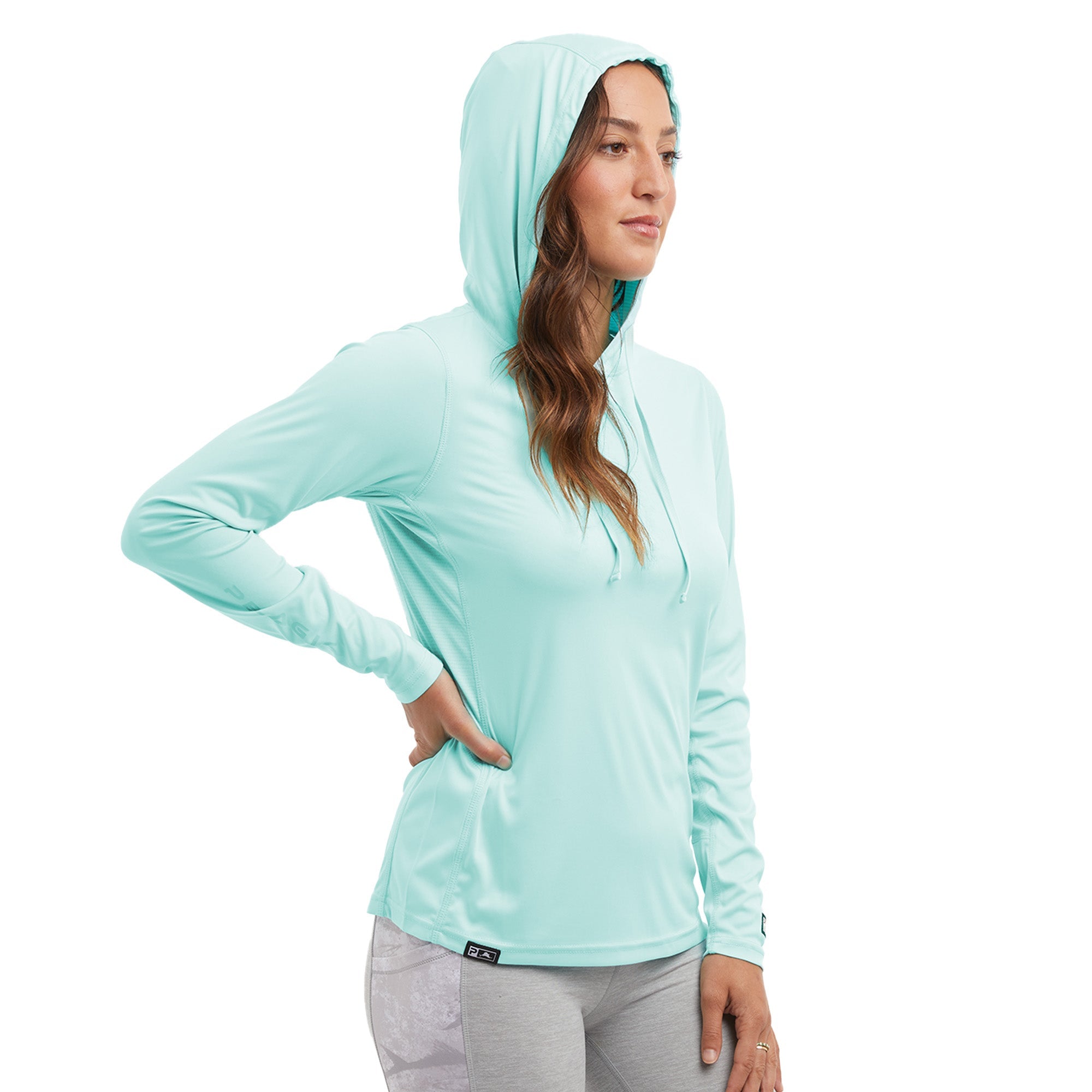 Pelagic Vaportech Women's Long Sleeve Hooded Fishing Shirt - Tropical