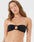 Roxy Bandeau Ring Convertible Bikini Top - Anthracite