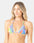 Roxy "Heatwave Tiki" Triangle Bikini Top - Pastel Graphic Multi