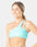 Roxy "Bali Breaks" Asymmetrical Bralette Bikini Top - Bright Blue