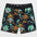 Volcom Infused Scalloped Mod Boardshort - Black/Green