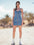 Volcom "STN Step" Denim Dress - Jasper Blue