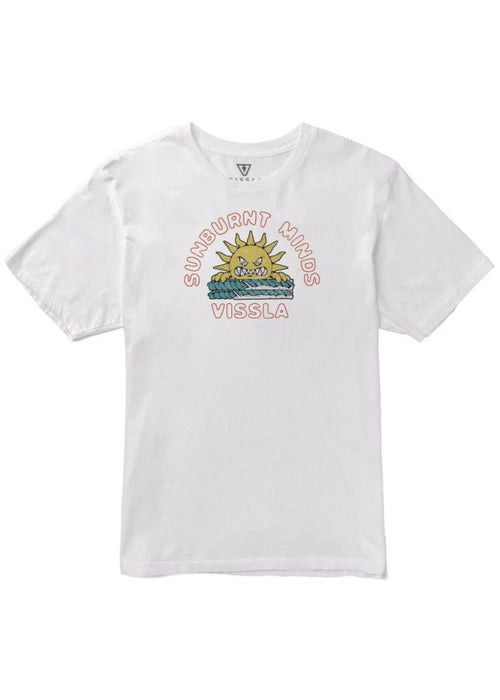 Vissla "Cooked" Short Sleeve Boys Tee - White