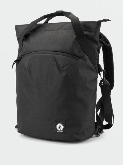 Volcom "Day Trip" Convertible Backpack - Black