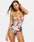 Roxy Beach Classics Fashion One Piece Swimsuit - Anthracite Moody Tropical Swim