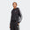 Adidas "Essentials 3-Stripes" French Terry Crop Hoodie - Black