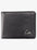 Quiksilver "Slim Rays" Bi-Fold Wallet for Men - Black