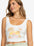 Roxy "Sunset Beach Dive In" Cropped Tank