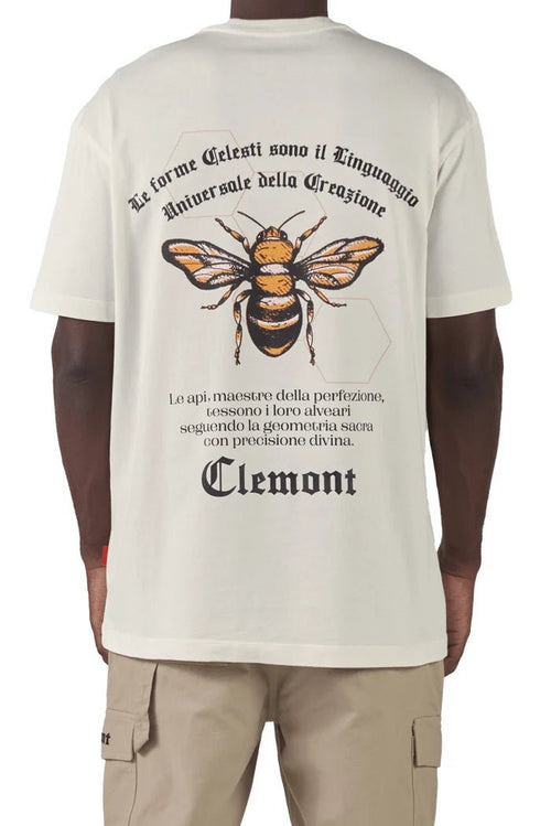 Camiseta extragrande Clemont "Fulgore" para hombre - Crema