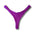 The Room Thong Bikini Bottom - Purple