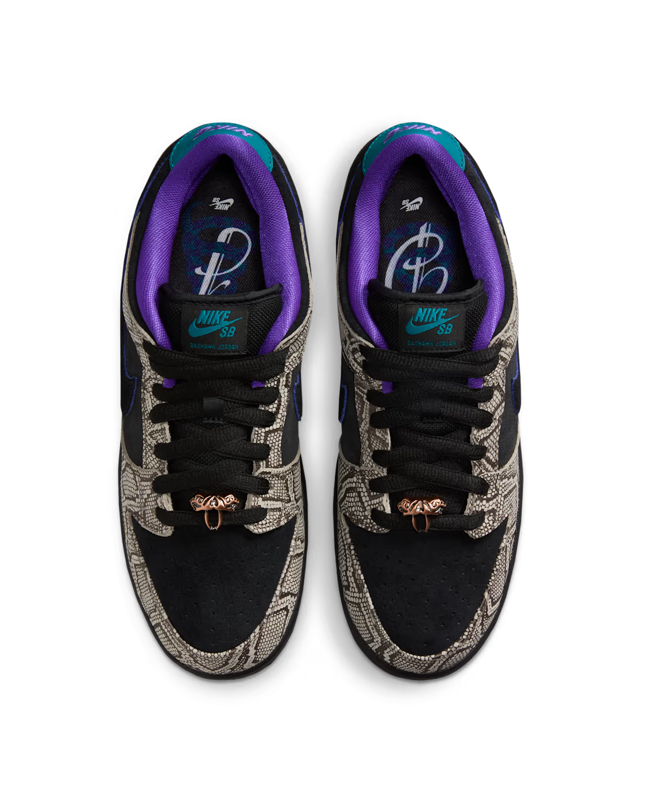 Nike SB Dunk x Dashawn Jordan Low "Bright Spruce" Turquoise Purple – The Room PR