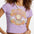 Billabong Women's "Rise With The Sun" Shrunken T-Shirt