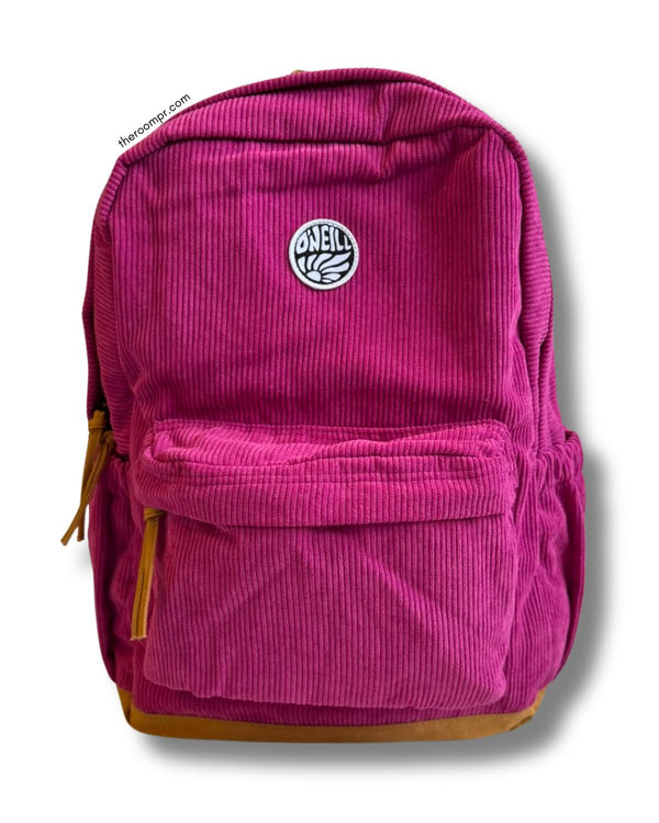 O'Neill Women's "Waterfront" Corduroy Backpack - Magenta