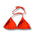 The Room Women's Multi-Way Triangle Bikini Tops - Various Colors