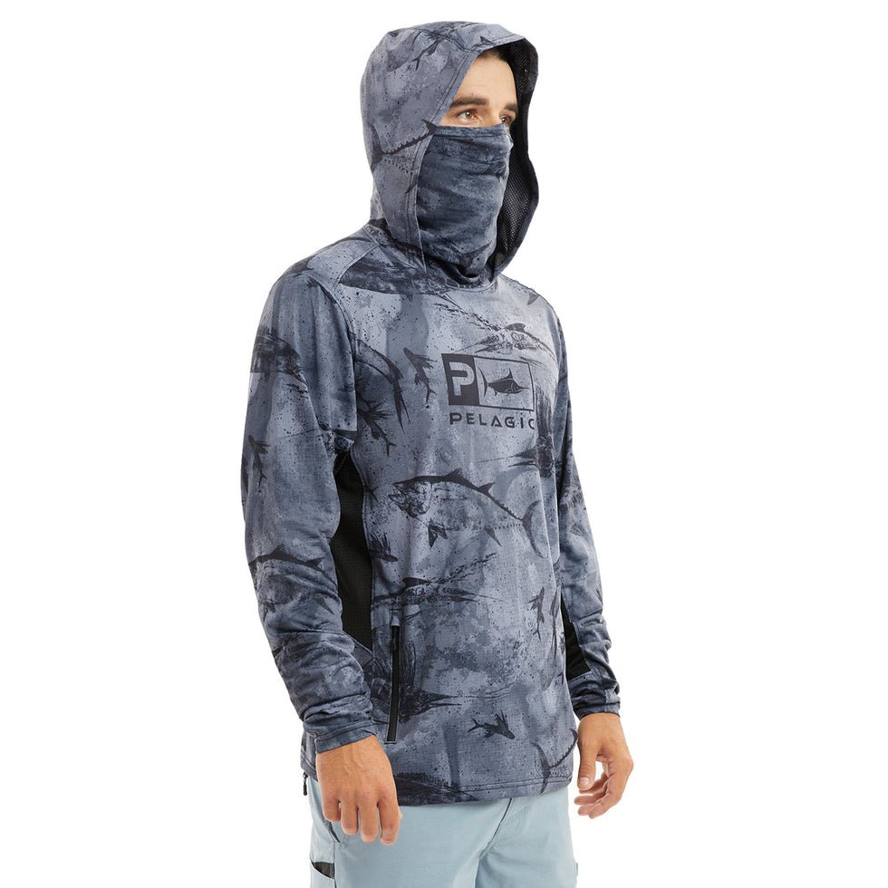 Pelagic Exo-Tech Men's Hooded Fishing Shirts | 2 colors
