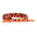 "Orange Flare" Rastaclat Bracelet | M/L
