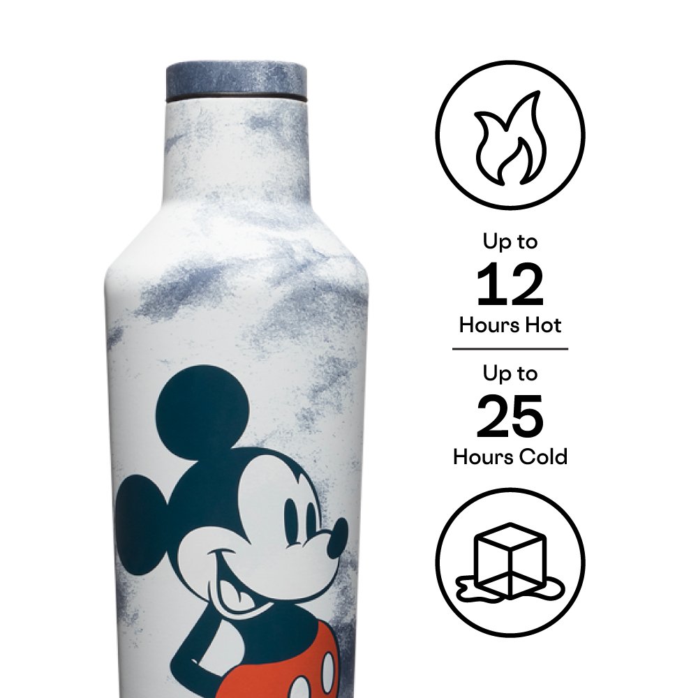 Corkcicle Disney 16oz Canteen Bottle - Tie Dye Mickey