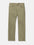 Pantalones flameados de 5 bolsillos para hombre "Solver" de Volcom en verde tomillo