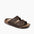 Reef "Oasis Double Up" Men's Slide Sandals in Brown/Tan