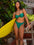 Braguita de bikini Skimpy "Simply Seamless" de Volcom - Verde esmeralda