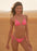 Top de bikini de triángulo deslizante en rosa Sea Balmy de Maaji