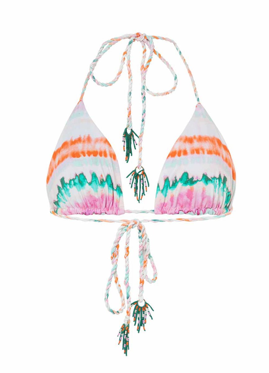Maaji Rainbow Dye Balmy Sliding Triangle Bikini Top