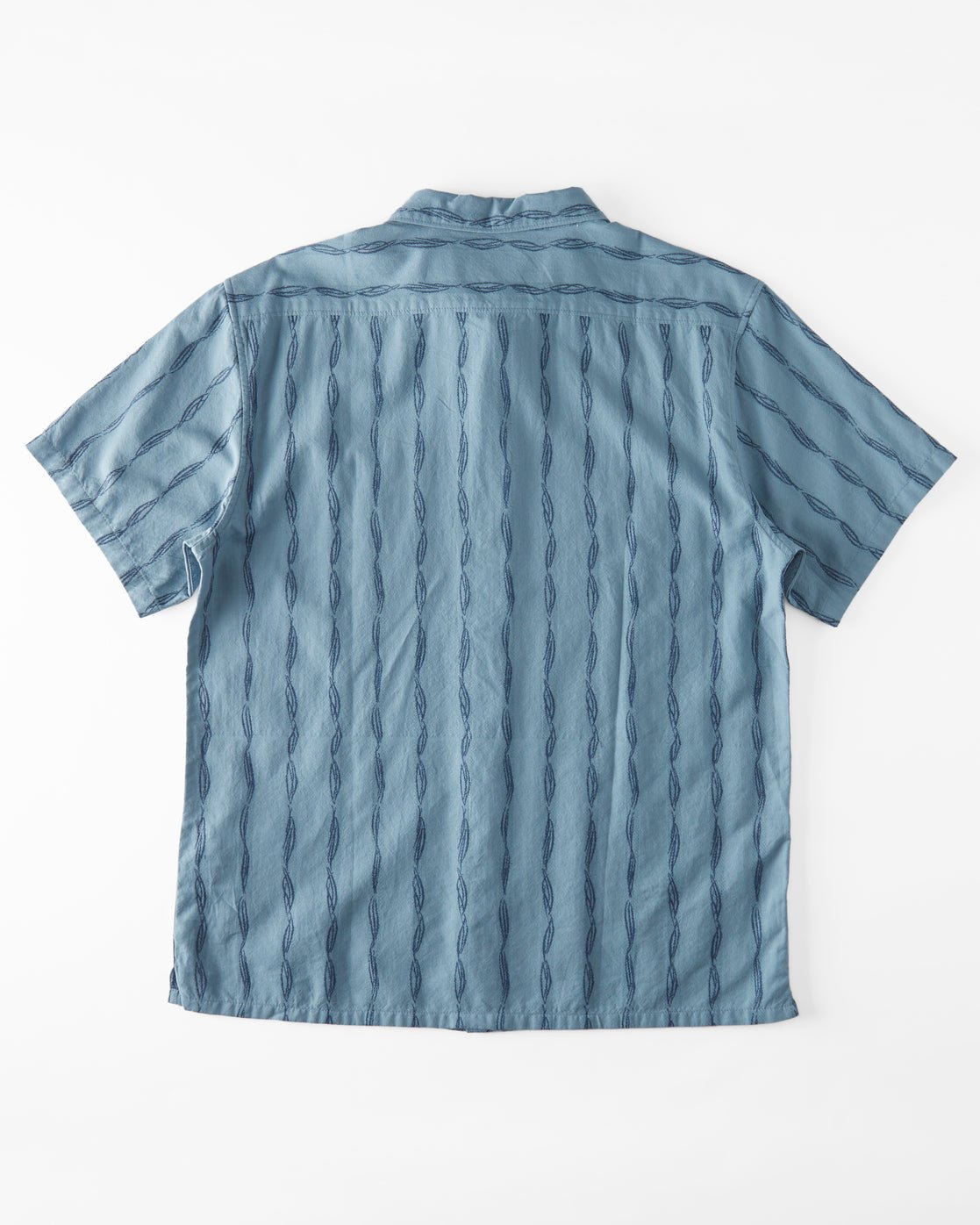 Billabong Sundays Jacquard Short Sleeve Shirt - Washed Blue