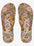 Roxy "Tahiti" Women's Flip Flops - Brown Combo