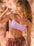 Roxy "Aruba Basic" Bralette Bikini Top - Crocus Petal